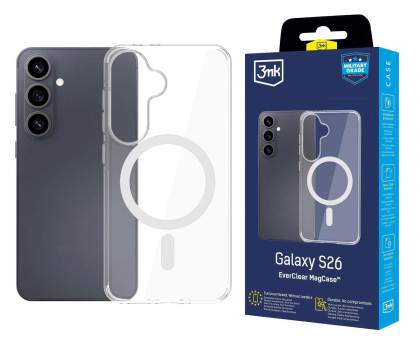 Etui / obudowa na smartfona 3mk EverClear MagCase do Samsung Galaxy S26+